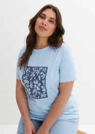 T-shirt med blomtryck, bpc bonprix collection