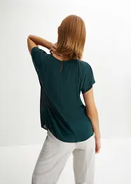 Blus med spets, bonprix