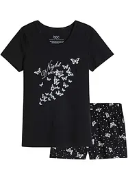 Pyjamas med shorts, bonprix