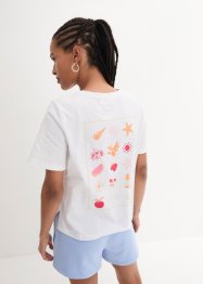 T-shirt med tryck, ekologisk bomull, bpc bonprix collection