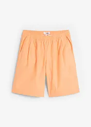 Vida shorts med gubbveck, hög bekväm midja och linneandel, bonprix