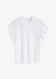Topp med hålbroderi, bonprix