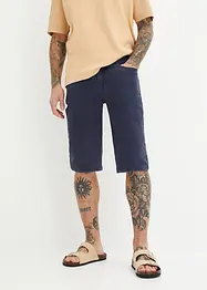 Långa stretchbermudas, Loose Fit, bonprix