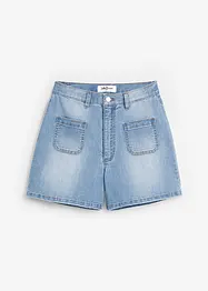 Stretchiga jeansshorts med hög midja, John Baner JEANSWEAR