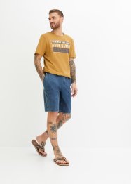 Trikåbermudas med denimlook, John Baner JEANSWEAR