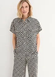 Blus av viskos med vackert fall, bonprix