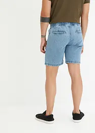 Långa jeansshorts i dra-på-modell, regular fit, John Baner JEANSWEAR