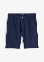 Bermudas i chinosmodell med linneandel och resårmidja, Regular Fit, bpc bonprix collection