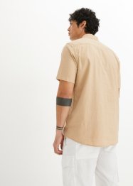 Kortärmad linneskjorta, bpc bonprix collection