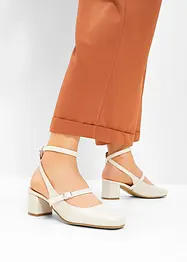 Pumps med remmar, bonprix