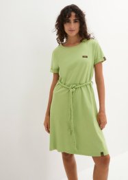 Jerseyklänning med flätat skärp, bpc bonprix collection