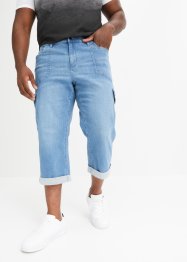 7/8-jeans med bekväm midja, raka ben, ledig passform, John Baner JEANSWEAR