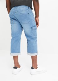 7/8-jeans med bekväm midja, raka ben, ledig passform, John Baner JEANSWEAR