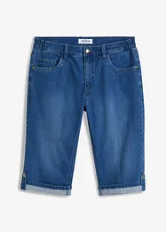 Långa jeansbermudas med bekväm midja, normal passform, John Baner JEANSWEAR