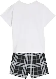 Pyjamas med shorts (2-delad), bonprix