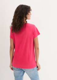 T-shirt med rund halsringning (5-pack), kortärmad, bonprix