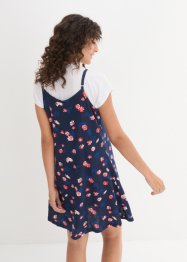 Jerseyklänning med blommönster, bpc bonprix collection
