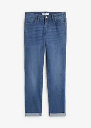 Bekväma stretchjeans med medelhög midja, raka ben, bonprix