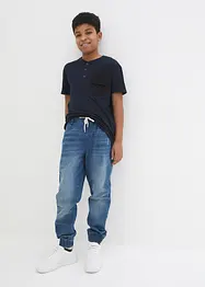 Dra på-jeans med bomull Regular Fit (2-pack), bonprix