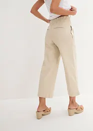 Wide Leg Jeans, High Waist, med bekväm midja, bonprix