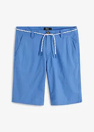 Linneshorts i chinosmodell med knytband, regular fit, bonprix