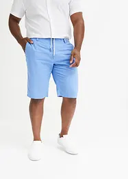 Linneshorts i chinosmodell med knytband, regular fit, bonprix