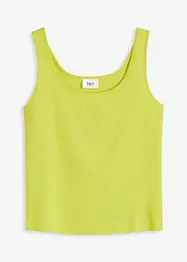 Ribbstickat bomullslinne, bonprix