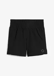 Funktionsshorts med smocklinning, snabbtorkande, bonprix