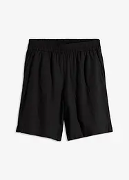Dra på-bermudas i luftig linnemix, bonprix