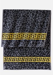Handduk med leopardmönster, bonprix