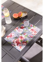Set med bordsdukar med blommönster (2-pack), bpc living bonprix collection