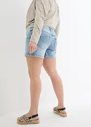 Stretchiga jeansshorts, Mid Waist, bonprix