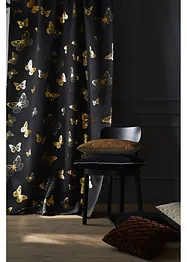 Mörkläggande gardinlängd med fjärilar (1-pack), bonprix