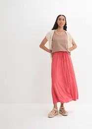 Jerseykjol av viskosmix, bonprix
