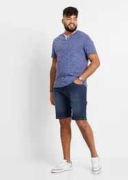 Stretchiga jeansbermudas (2-pack), Regular Fit, bonprix