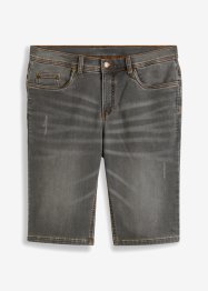 Stretchiga jeansshorts med bekvämt snitt, Regular Fit, bonprix