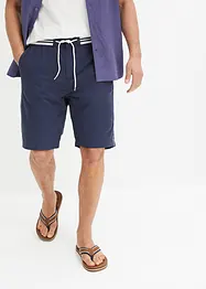 Strandbermudas med ribbstickad midja, bonprix