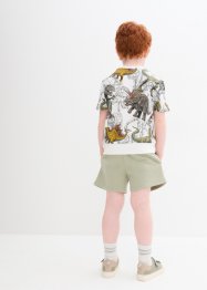 T-shirt och shorts för barn (2 delar) i återvunnen polyester, bpc bonprix collection