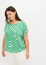 Mönstrad oversizetopp, bonprix