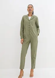 Linnejumpsuit i 7/8-längd, bpc bonprix collection