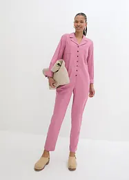 Linnejumpsuit i 7/8-längd, bpc bonprix collection