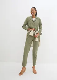 Linnejumpsuit i 7/8-längd, bpc bonprix collection