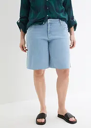 Wide Leg Jeans Bermudas Mid Waist, John Baner JEANSWEAR