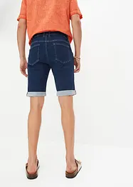 Stretchiga jeansbermudas, Regular Fit, bonprix