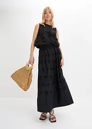 Maxikjol i ekologisk bomull, bonprix