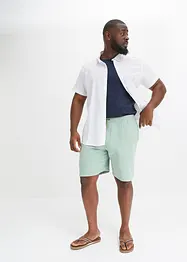 Långa muslinshorts, Regular Fit, bonprix