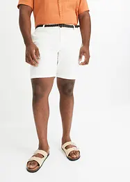 Chinobermudas med bälte, regular fit, bpc bonprix collection