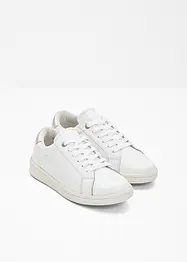 Sneakers i läder, bonprix