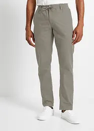 Chinos med linneandel, Regular Fit, Straight, bonprix