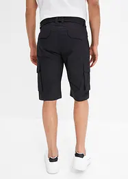 Cargobermudas med skärp, Regular Fit, bonprix